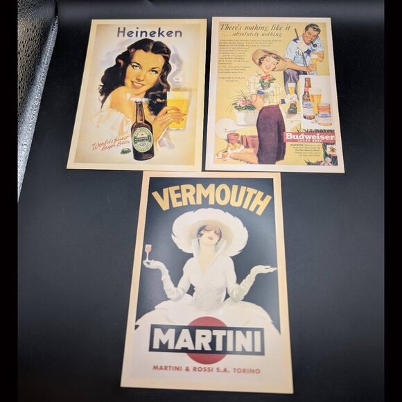 Vintage Style Postcards Alcohol Advertisements - Picture 1 of 4